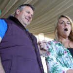 Crowds amazed at a wedding fayre